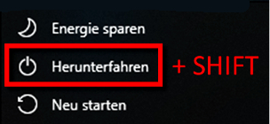 Windows 10 richtig herunterfahren Windows 10 richtig herunterfahren