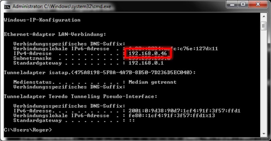 windows ip config auslesen windows ip config auslesen